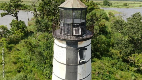 Lone Lighthouse by a Lake Pontchartrain photo