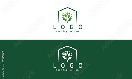 Abstract Leaf logo vector Illustration design