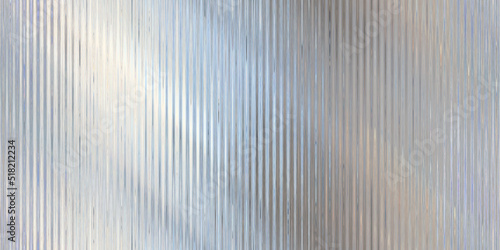 Obraz na plátně Seamless iridescent silver holographic chrome foil vaporwave background texture pattern
