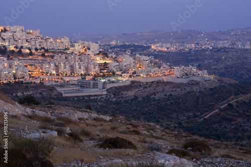 Overlooking Bethlehem in Israel