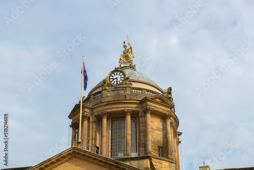 Liverpool Town Hall is a Georgian style building built in 1802 on High Street in city center of Liverpool, Merseyside, UK Fototapeta