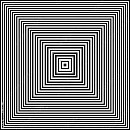 Hypnotic Concentric Squares Optical Illusion