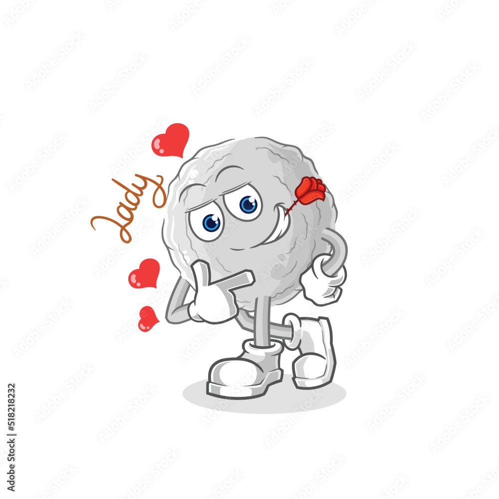 rock flirting illustration. character vector rock flirting illustration. character vector