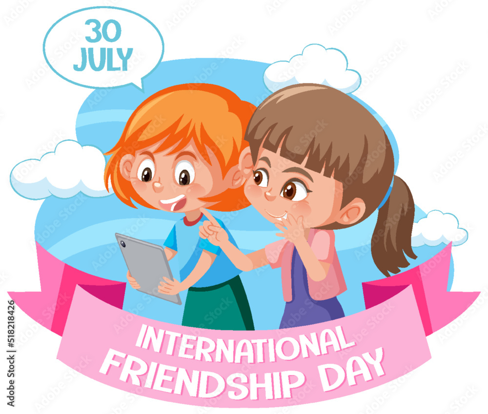 International Friendship Day banner design International Friendship Day banner design