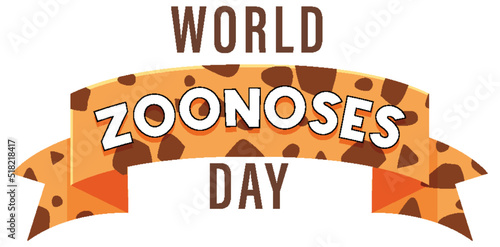 World zoonoses day poster design