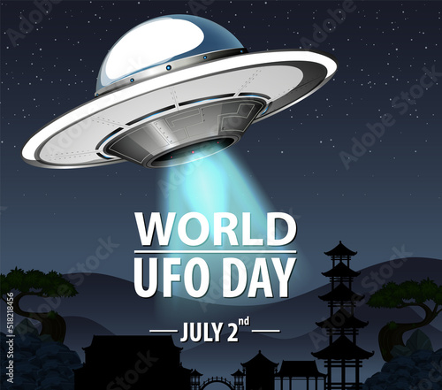 World UFO Day Poster Banner