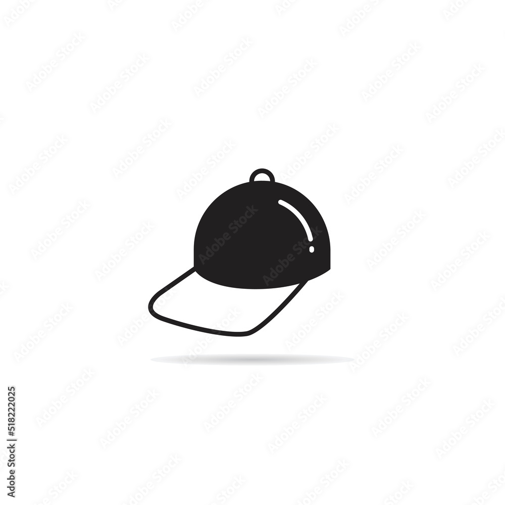 baseball cap icon vector illustration baseball cap icon vector illustration