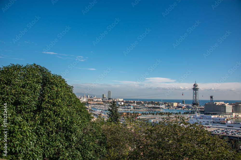 view of the city port