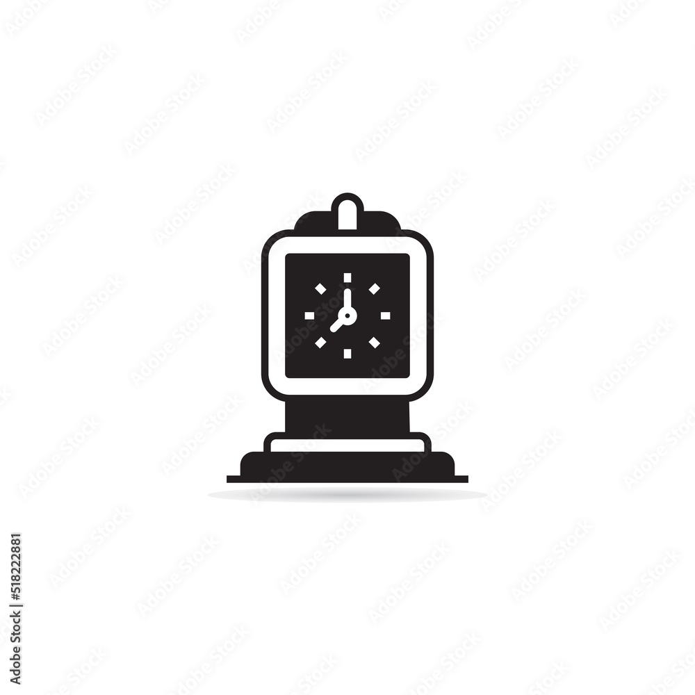 clock icon on white background clock icon on white background