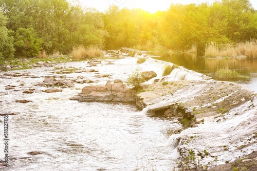 Beautiful view of stream on...