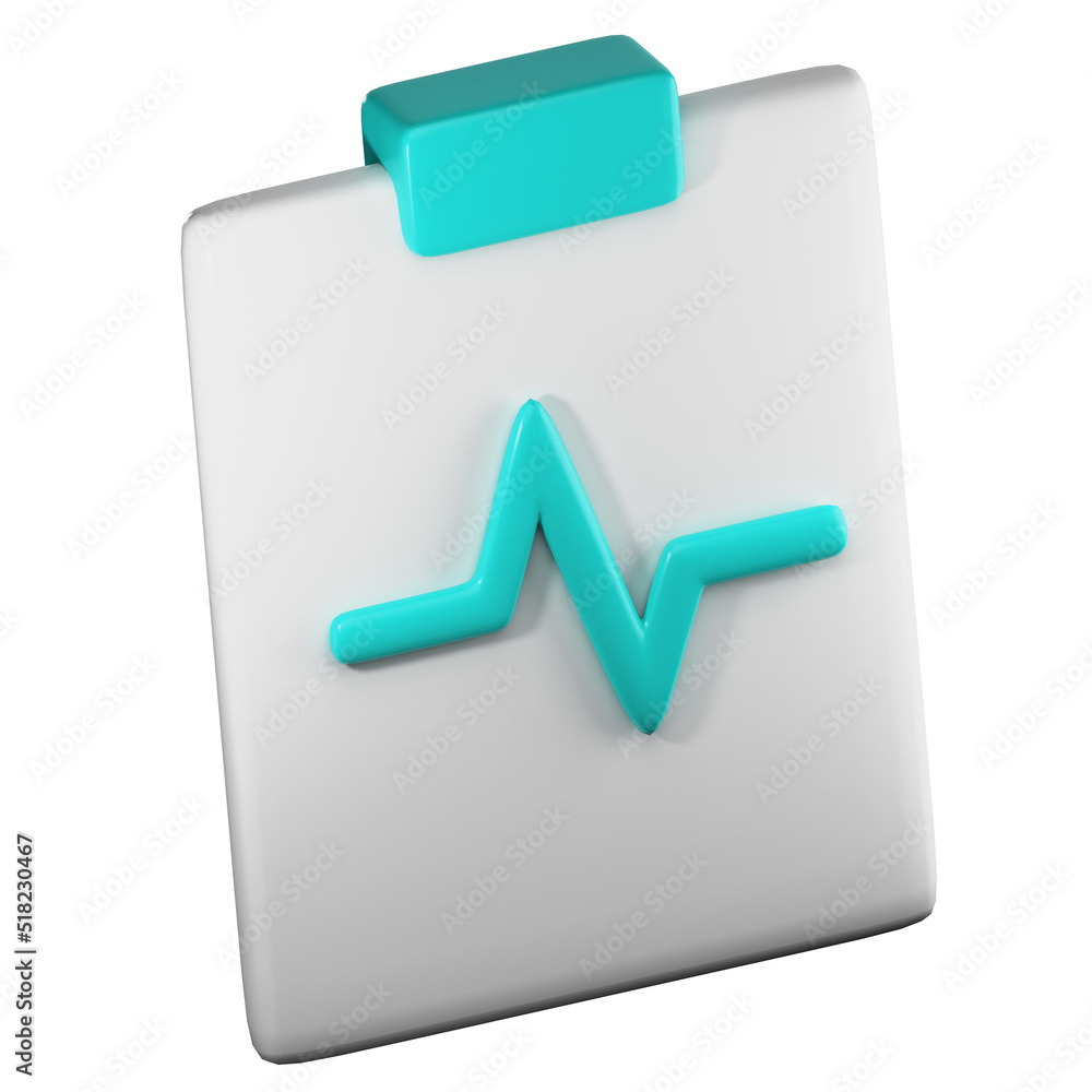 3D Tosca Heartbeat Checklist PNG Illustration 3D Tosca Heartbeat Checklist PNG Illustration