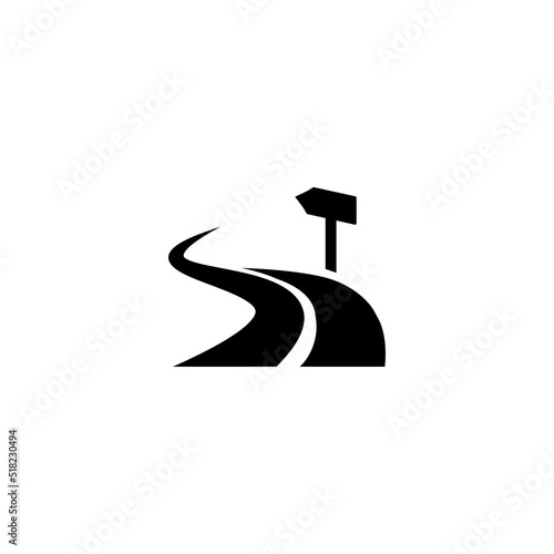trail icon vector design templates