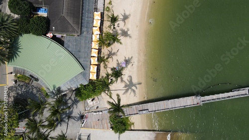 Sentosa, Singapore - July 14, 2022: The Landmark Buildings and Tourist Attractions of Sentosa Island, Singapore photo