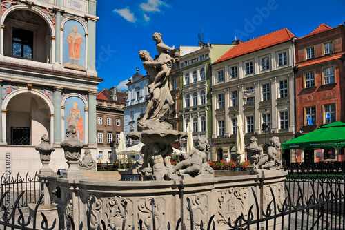 Proserpine Fountain. Poznan, Greater Poland Voivodeship, Poland. photo