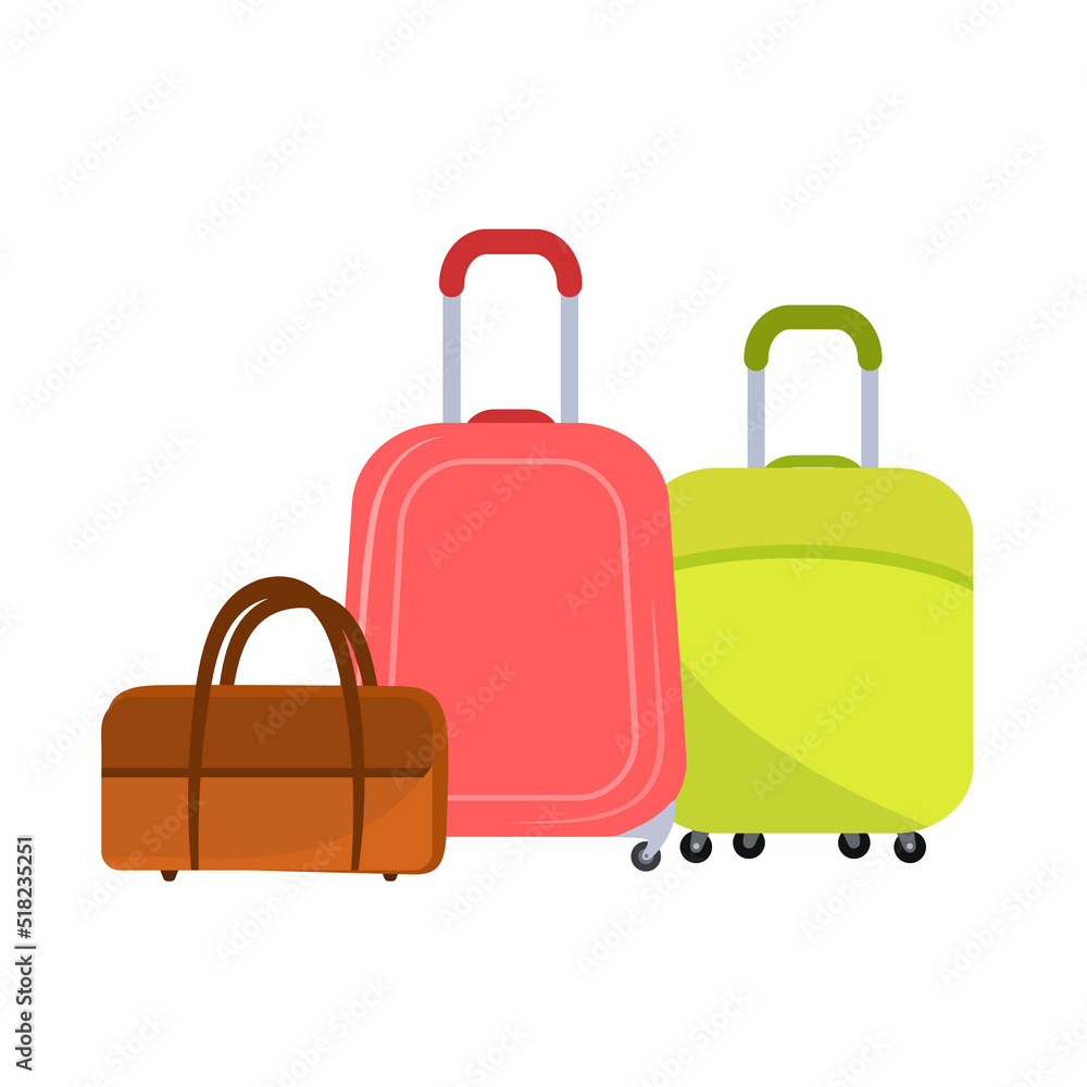 Suitcases or luggage for travel and adventure Suitcases or luggage for travel and adventure