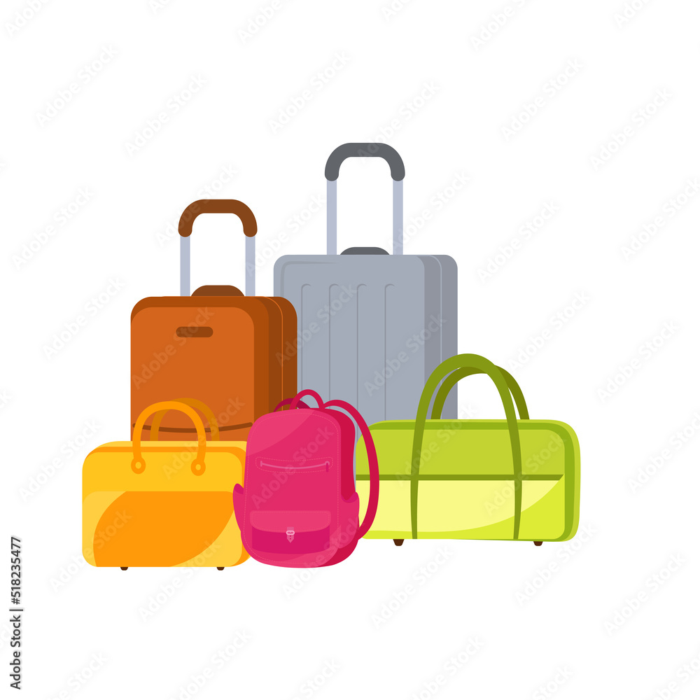 Suitcases or luggage for travel and adventure Suitcases or luggage for travel and adventure