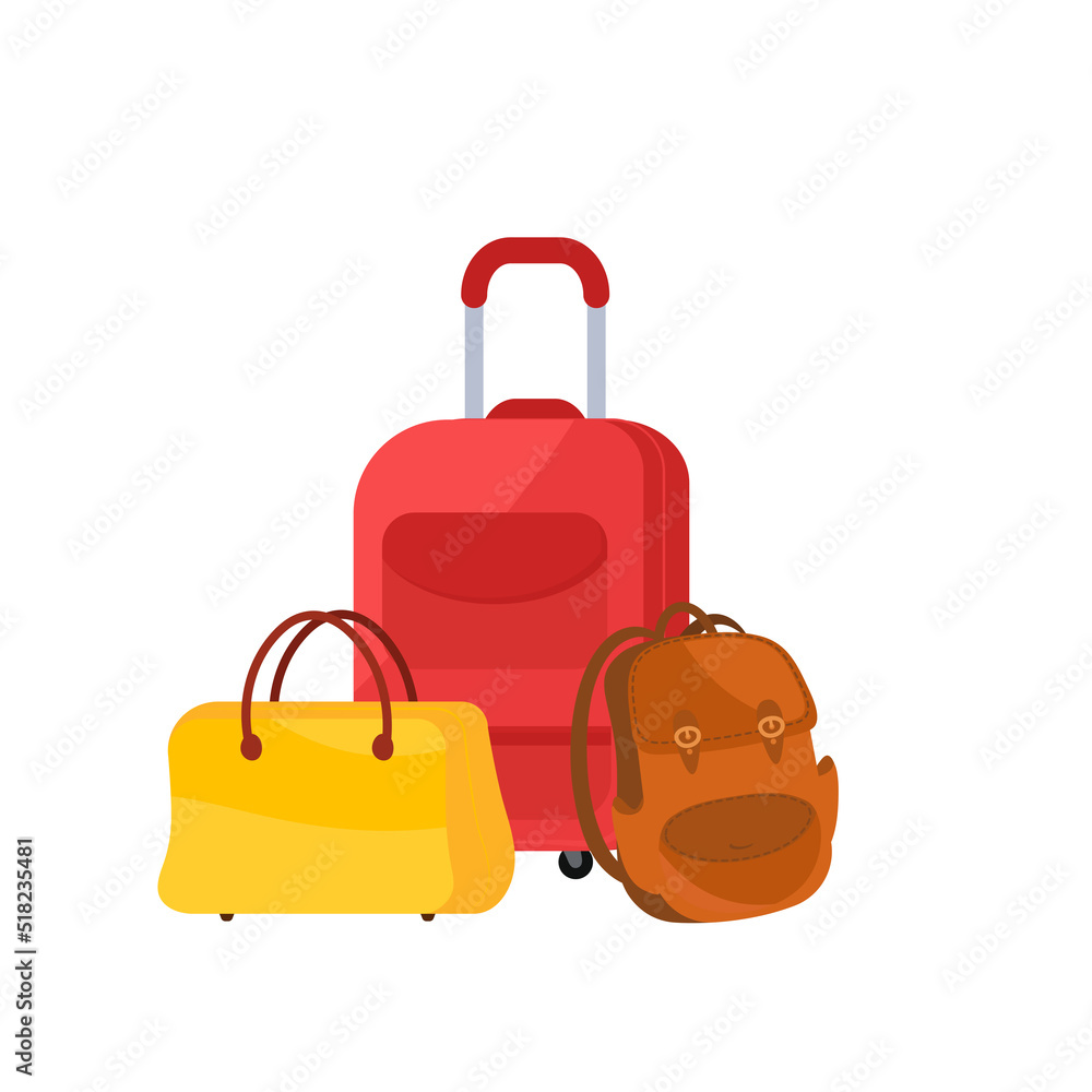 Suitcases or luggage for travel and adventure Suitcases or luggage for travel and adventure