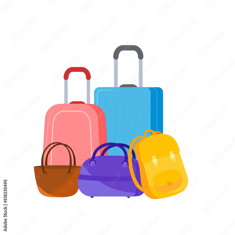 Suitcases or luggage for travel and adventure Suitcases or luggage for travel and adventure