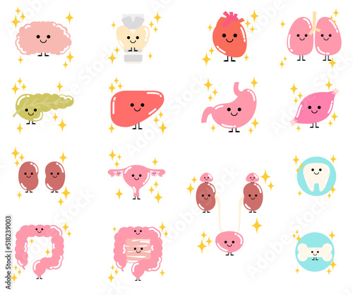 かわいい元気な体の仲間達