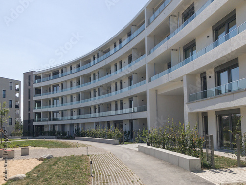 Modern building for living in Munich