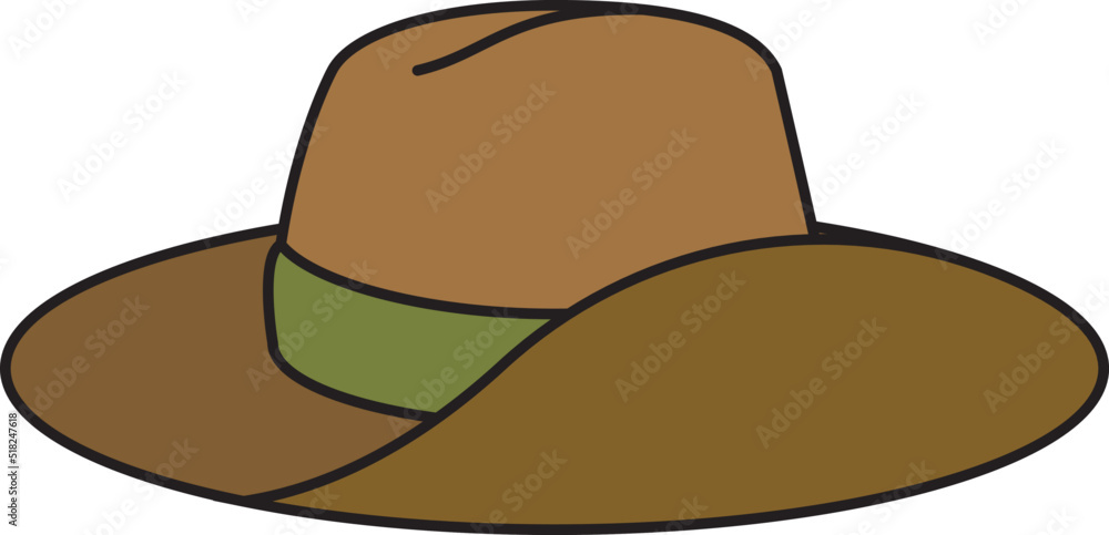 Fashion hat. Brown hat. Headwear for people. Fashion hat. Brown hat. Headwear for people.
