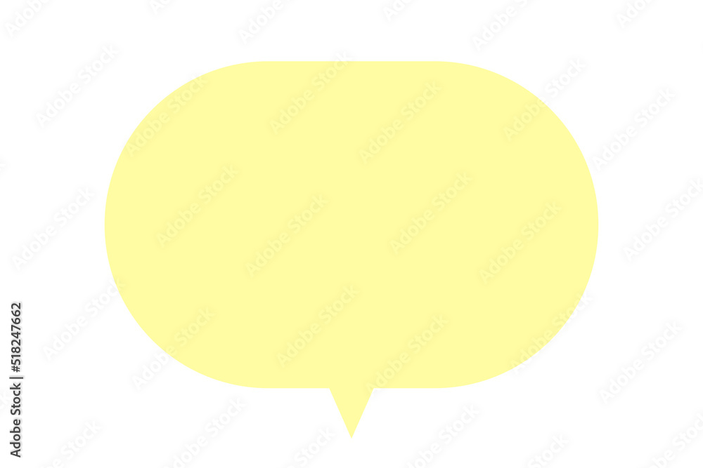Pop and simple speech bubble separately Pop and simple speech bubble separately