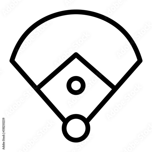 Baseball Diamond Icon
