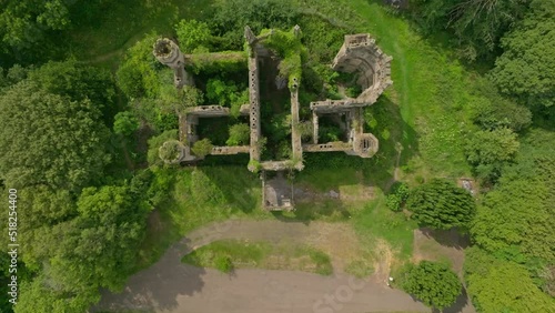 Fast Rising Shot Of Cambusnethan Priory photo