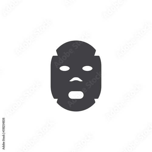 Cosmetics mask vector icon