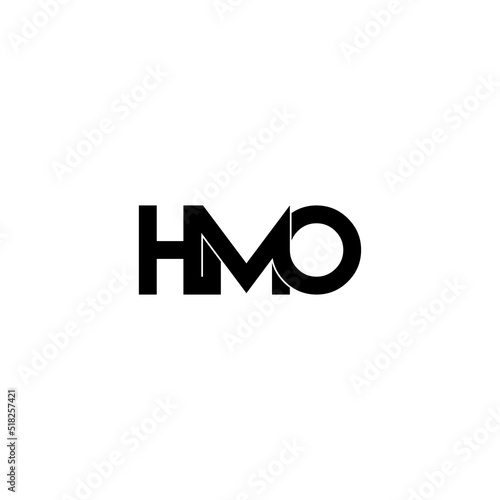 hmo letter original monogram logo design photo