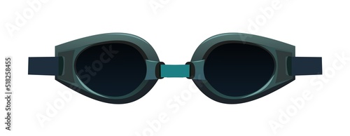 Glasses for electric welding. Optical filter converter. Protective equipment for work. Object isolated on white background. Vector