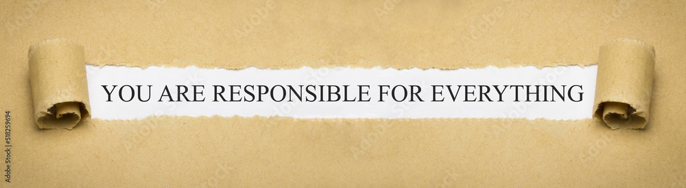 you are responsible for everything you are responsible for everything