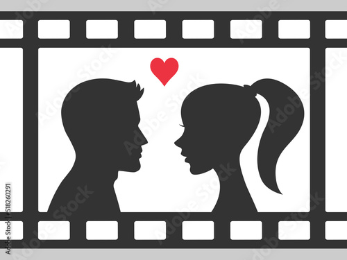 ドラマのような恋人のワンシーンを記録した映像フィルム