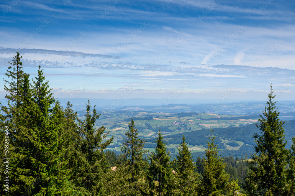 view from Gäggersteg towards Gurnigel and surroundings