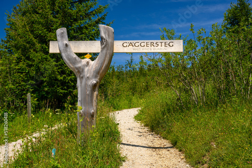 start of Gäggersteg in Naturpark Gantrisch photo