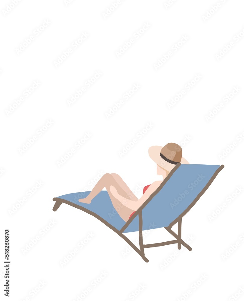 Fototapeta premium person relaxing in a hammock