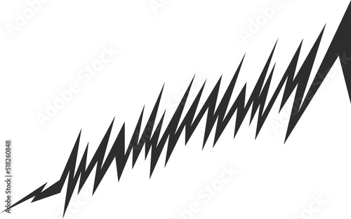 Abstract background with jagged zigzag line pattern and with some copy space area