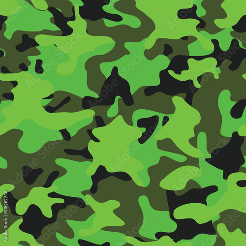 Camouflage seamless pattern modern. Abstract camo of spots. Print on fabric and textiles. Vector