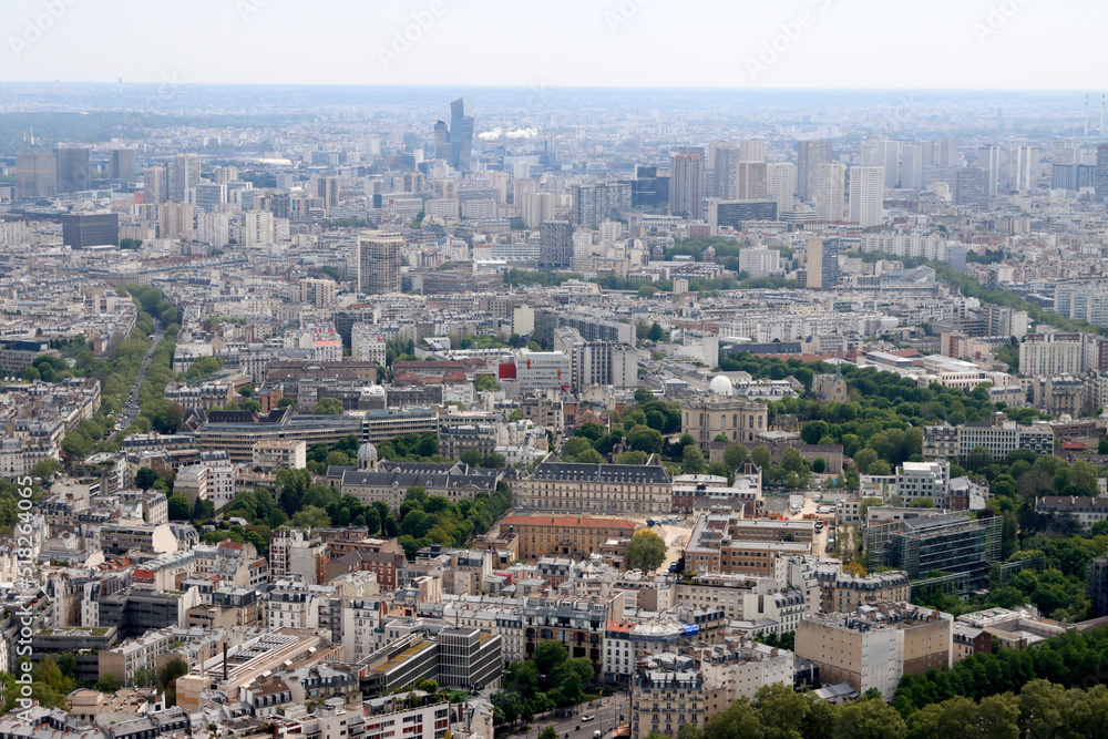Panoramic view of Paris