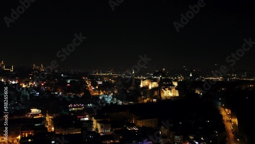 Wallpaper Mural Smog in Istanbul in sunny weather. Sultanahmet, Hagia Sophia. Historic Centre Torontodigital.ca