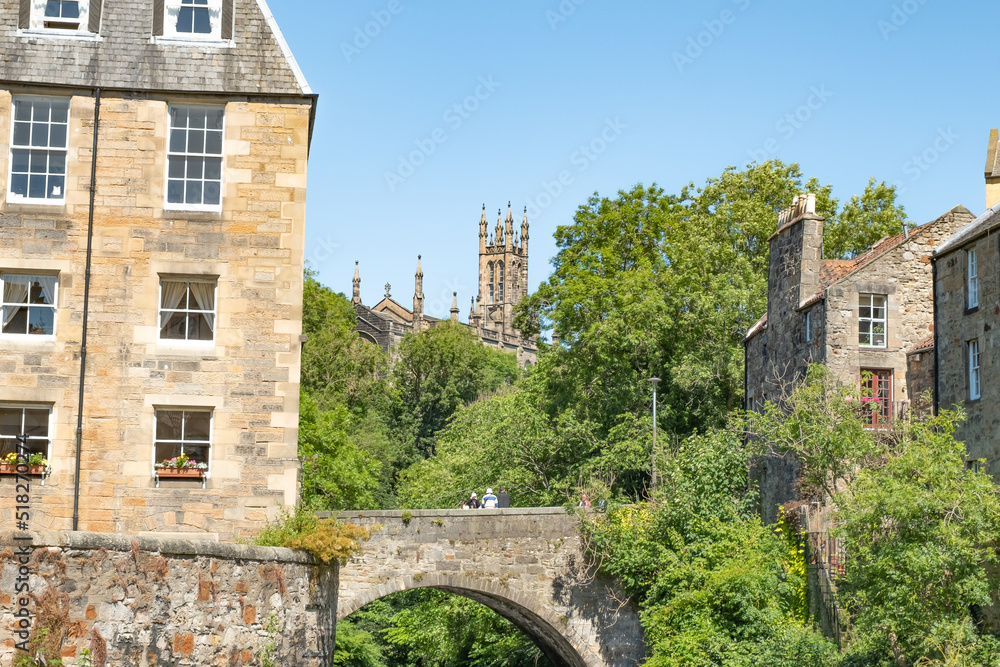 The borough of Leith cityscape in Edinburgh, Scotland The borough of Leith cityscape in Edinburgh, Scotland