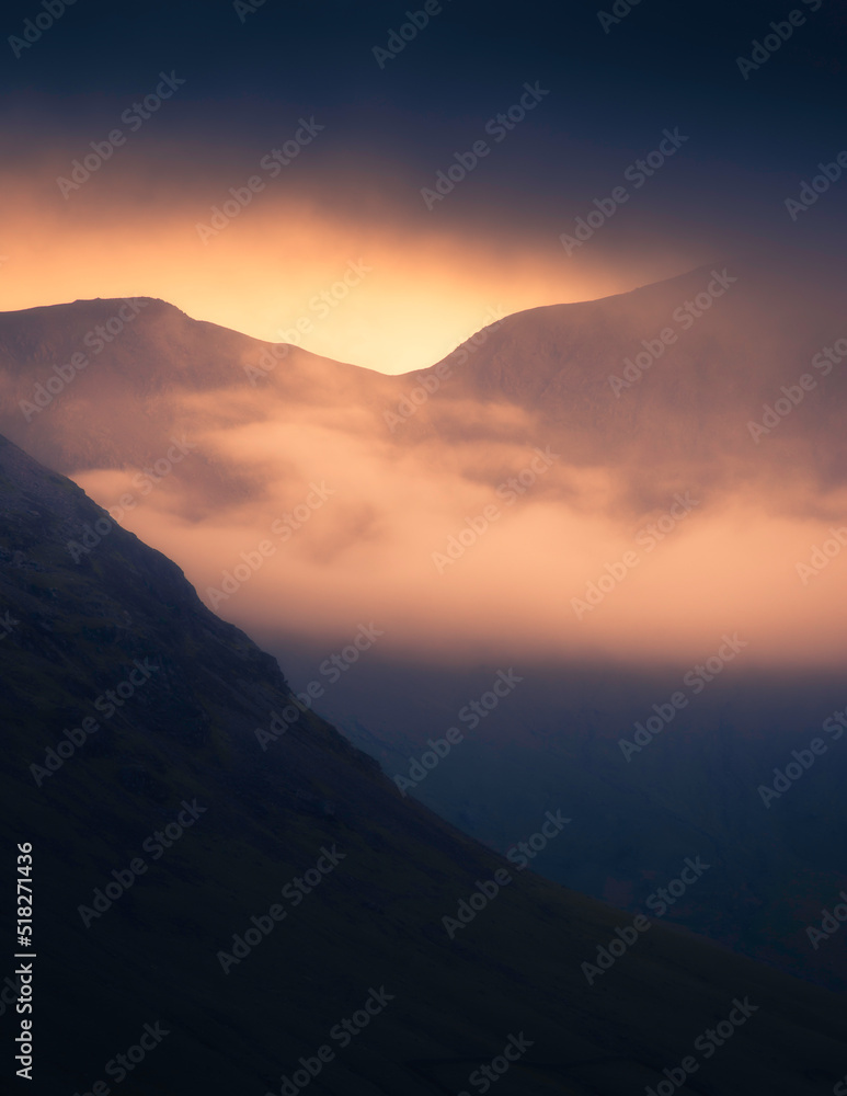 Sunrise in Lake District