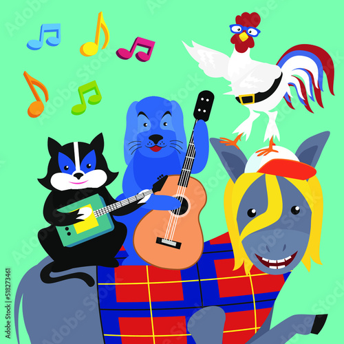 fairy tale characters The Bremen town musicians