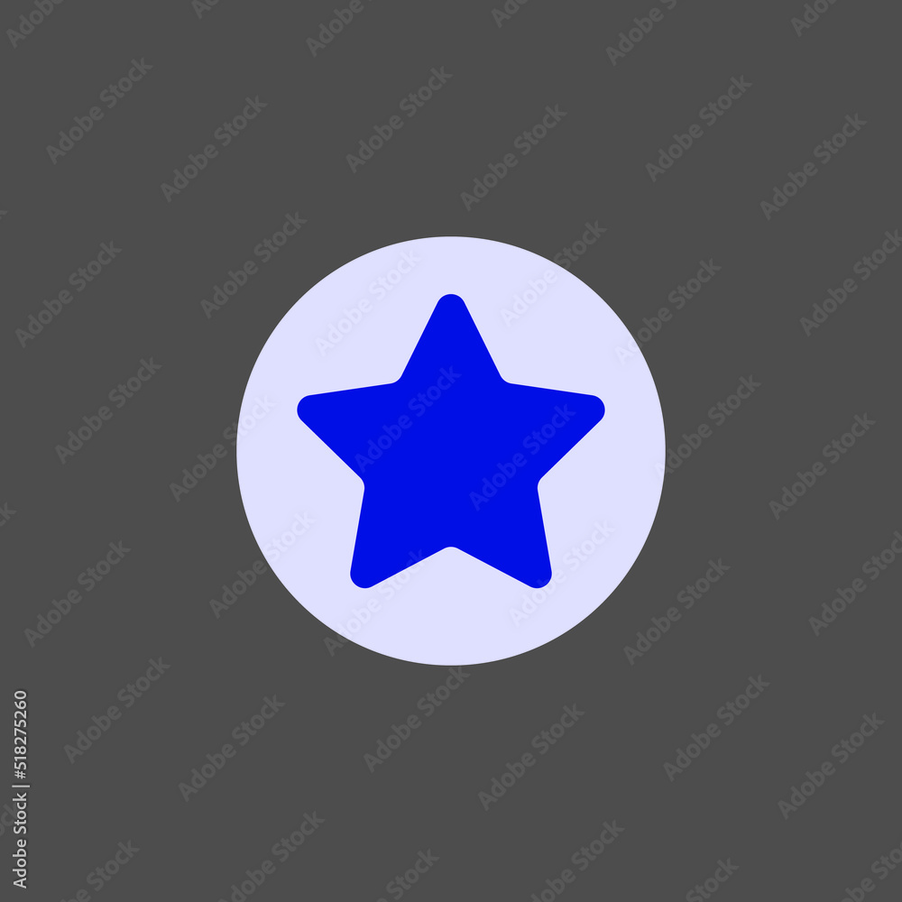 Star icon vector flat design illustration Star icon vector flat design illustration