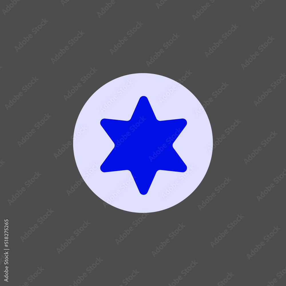 Star icon vector flat design illustration Star icon vector flat design illustration