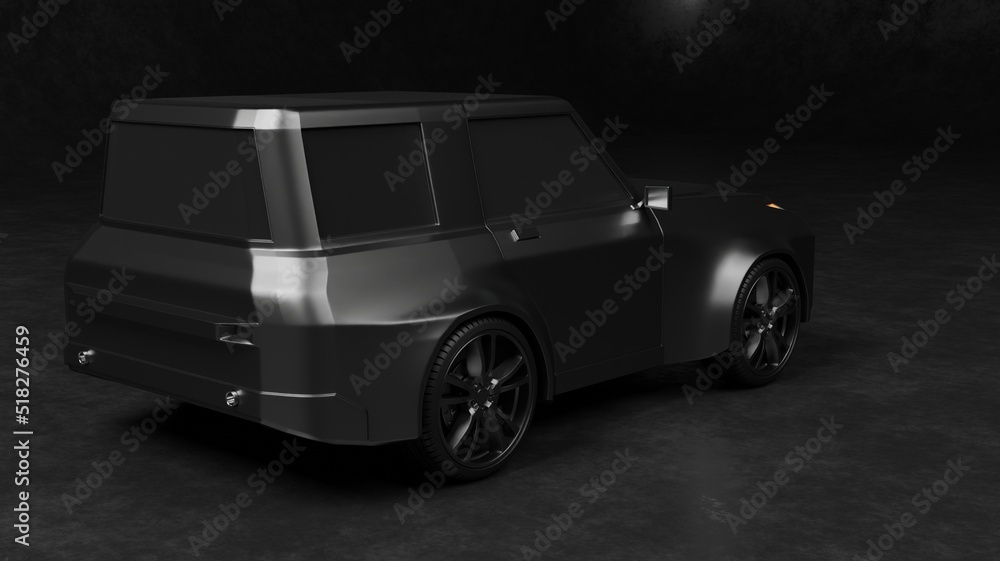 Metallic sport SUV car concept model render 3D rendering vehicle wallpaper backgrounds