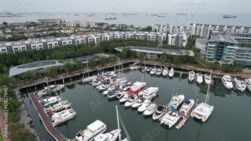 Sentosa, Singapore - July 14, 2022: The Landmark Buildings and Tourist Attractions of Sentosa Island, Singapore photo