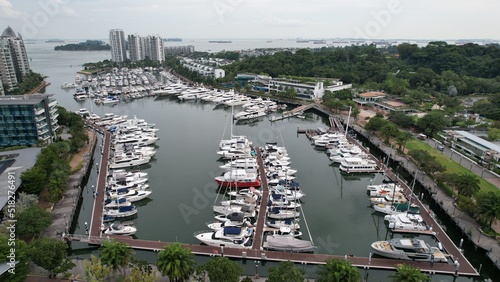 Sentosa, Singapore - July 14, 2022: The Landmark Buildings and Tourist Attractions of Sentosa Island, Singapore photo