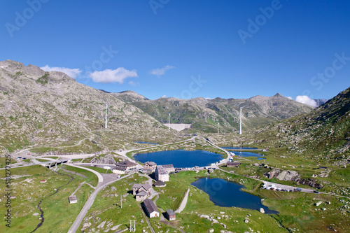 Schilderij op canvas Swiss pass named St
