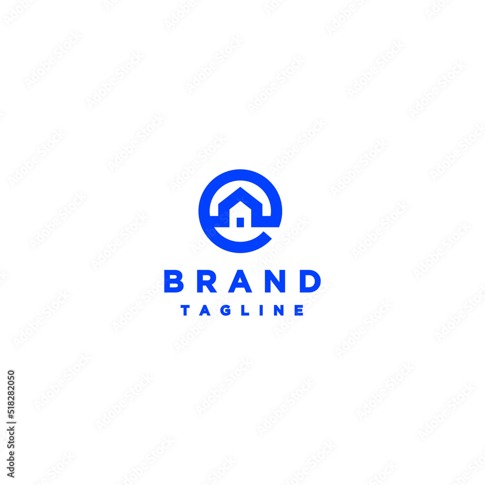 Modern housing related logo design. Simple Home Icon Inside Initial Letter e Logo Design. Modern housing related logo design. Simple Home Icon Inside Initial Letter e Logo Design.